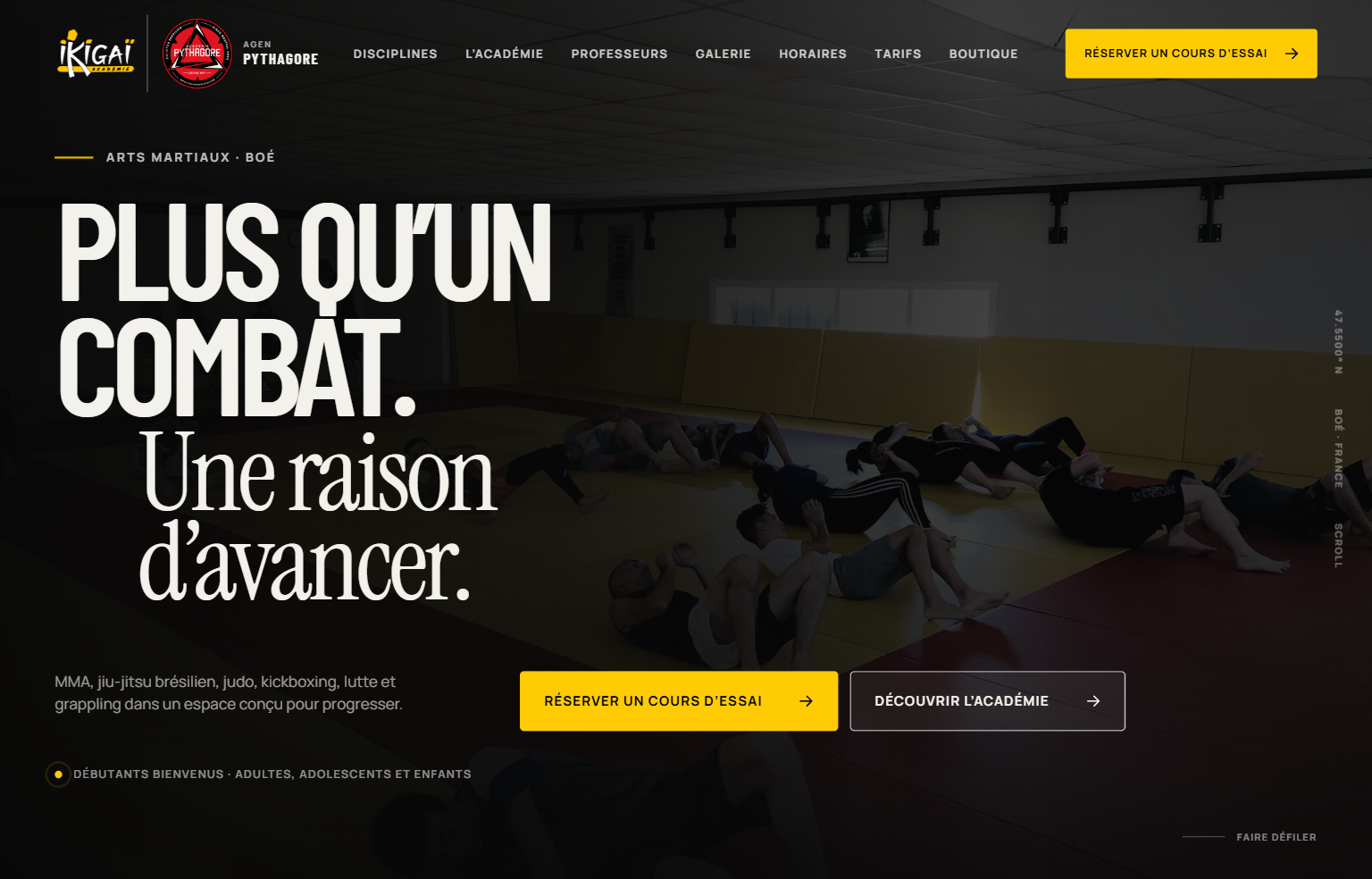 Depois: site redesenhado pela Revel Ads