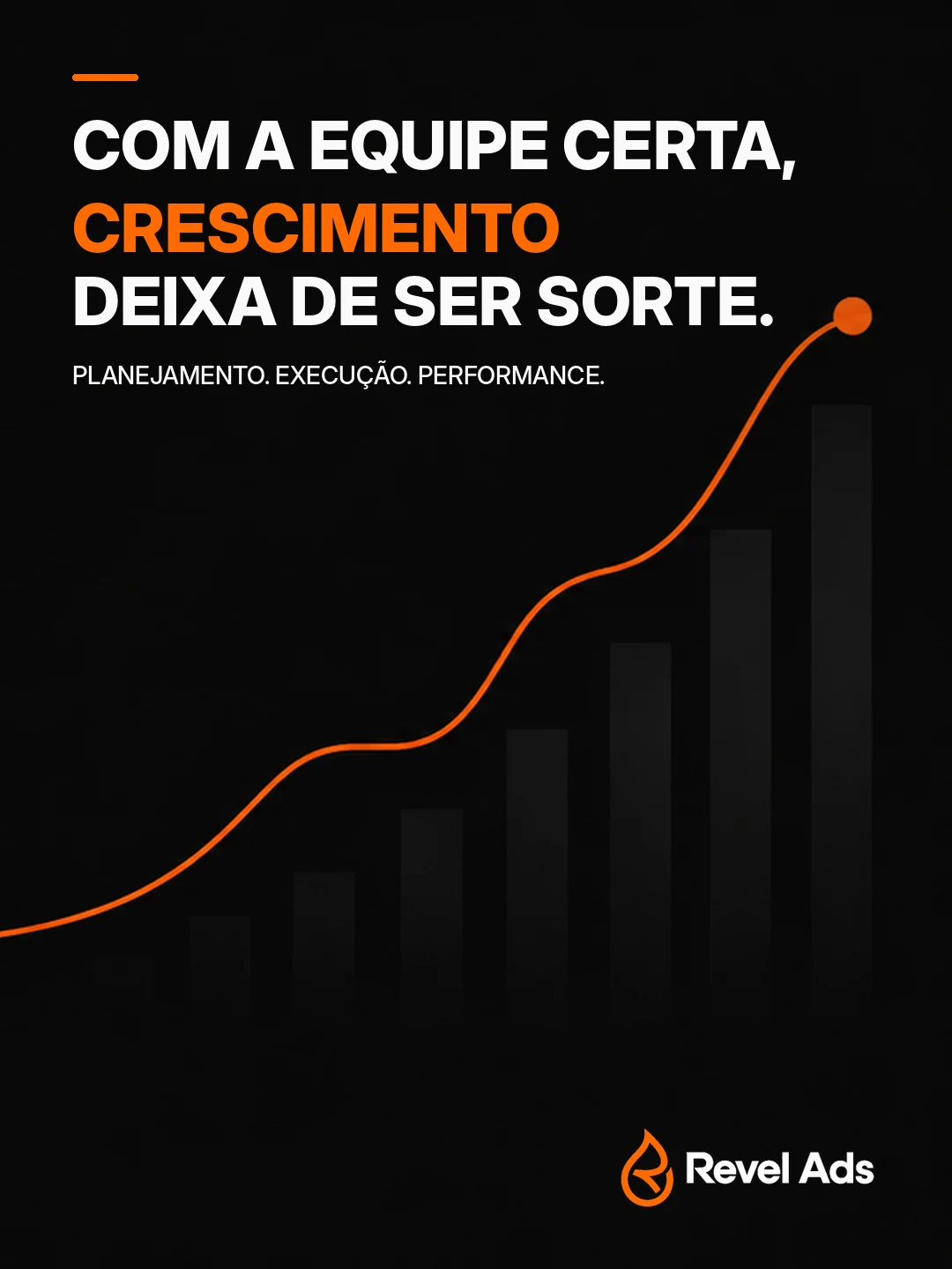 Slide 1: Com a equipe certa, crescimento deixa de ser sorte